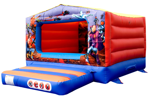 12x14ft Action Super Heros Box Bouncy Castle Jumping House